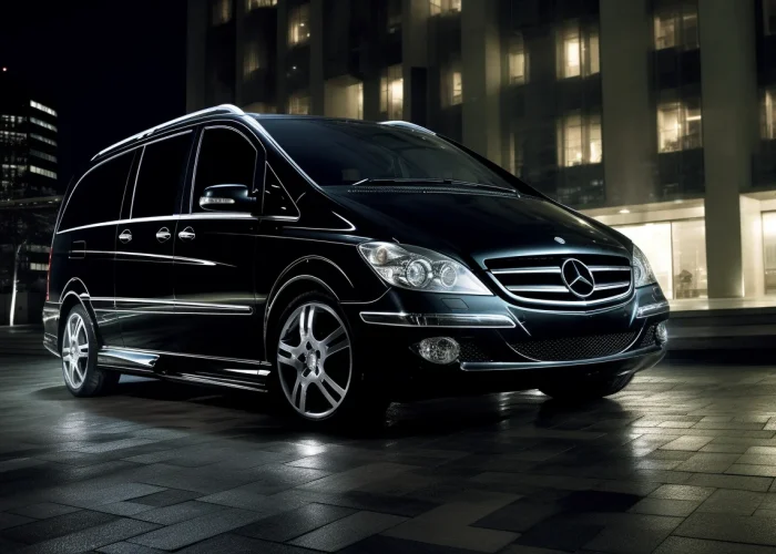 Exterior View of Mercedes