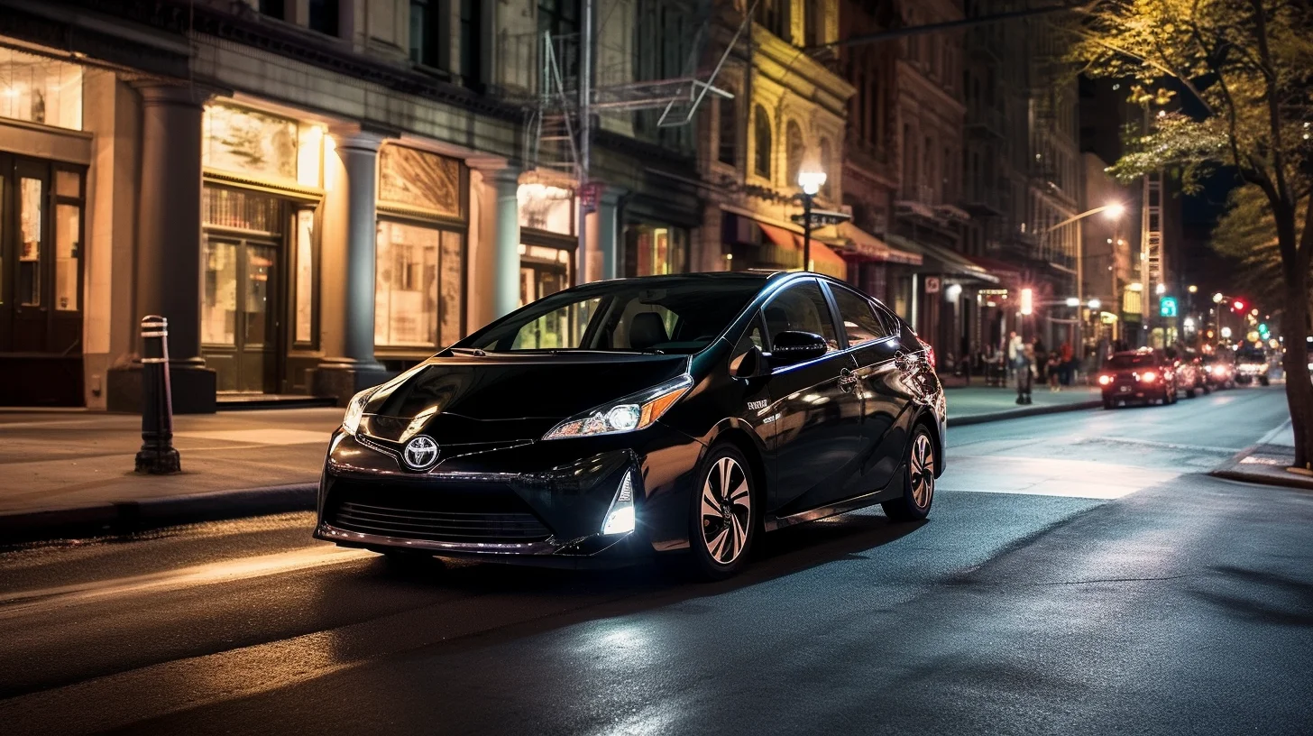Exterior View of Prius Plus